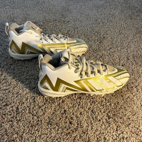 White and gold adidas freak - Picture 5 of 8